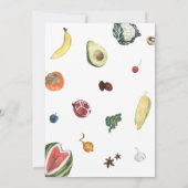 Invitation Baby shower du marché des producteurs de bébés cul (Dos)