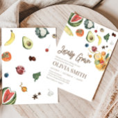 Invitation Baby shower du marché des producteurs de bébés cul