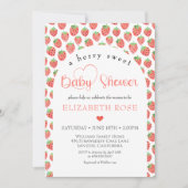 Invitation Baby shower du marché des producteurs de fruits et (Devant)