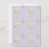 Invitation Baby shower du parc d'attractions Fairytale Vintag (Dos)