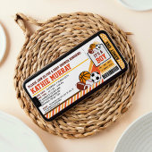 Invitation Baby shower du pass pour le sport