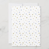 Invitation Baby shower du Petit Prince, Faux Parti (Dos)