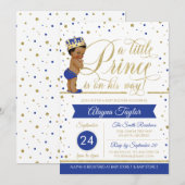 Invitation Baby shower du Petit Prince, Faux Parti (Devant / Derrière)