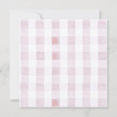 Invitation Baby shower du premier panier de fraises Berry (Dos)