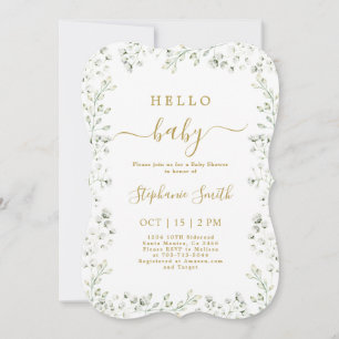 Invitation Baby shower du souffle du bébé