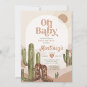 Invitation Baby shower du sud-ouest du Texas (Devant)