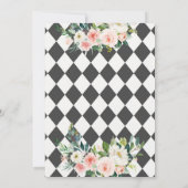 Invitation Baby shower du Tea Party Alice et Rabbit (Dos)