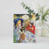 Invitation Baby shower du thé du chapelier fou (Debout devant)