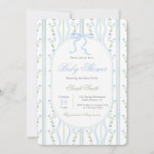 Invitation Baby shower du troisième millénaire (Devant)