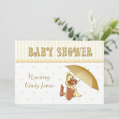 Invitation Baby shower Duck (Debout devant)