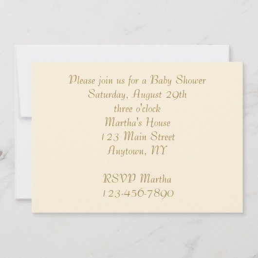 Invitation Baby shower Duck (Dos)
