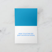 Invitation Baby shower Ducky (Intérieur)