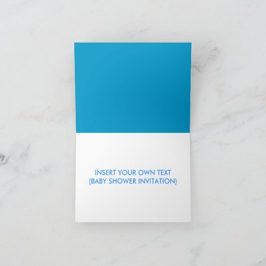 Invitation Baby shower Ducky (Intérieur)