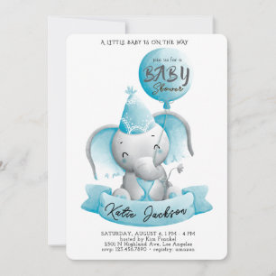 Invitation Baby-Shower Économique et Mignon