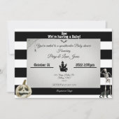 Invitation baby shower éffrayant (Devant)