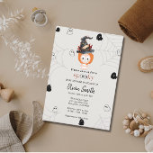 Invitation Baby shower éffrayant