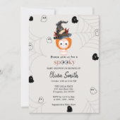 Invitation Baby shower éffrayant (Devant)