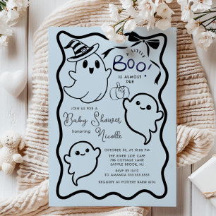 Invitation Baby shower éffrayant Sweet Little Boo