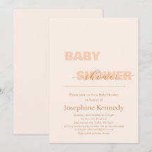 Baby Shower Élégant Minimaliste et Neutre