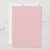 Invitation Baby shower Elegant Pink Bow (Dos)