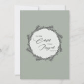 Invitation Baby shower Élégante - 1 Samuel 1:27 (Devant)