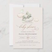 Invitation Baby shower éléphant (Devant)