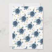 Invitation Baby shower éléphant bébé doux (Dos)