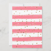 Invitation Baby shower Eléphant de la Jungle Aquarelle (Dos)