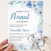Invitation Baby Shower Éléphant Garçon