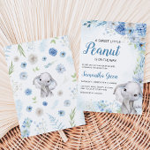 Invitation Baby Shower Éléphant Garçon