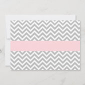 Invitation Baby shower éléphant, parties scintilla (Dos)