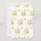 Invitation Baby shower éléphant "Twinkle Twinkle Little Star" (Dos)