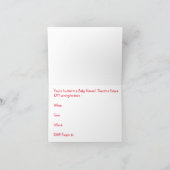 Invitation Baby shower EMT futur (Intérieur)