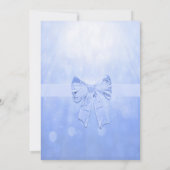 Invitation Baby shower en bleu pâle (Dos)