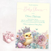 Invitation Baby shower en briques Pastel de Pâques