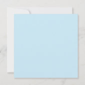 Invitation Baby shower en caoutchouc | Jaune migno (Dos)