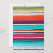 Invitation Baby shower en couple mexicain (Dos)