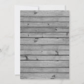 Invitation Baby shower en dentelle blanche argenté en bois gr (Dos)