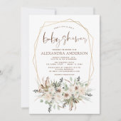 Invitation Baby shower en laiton de Pampas Invitatiatiatio Bo (Devant)