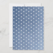 Invitation Baby shower En Ligne Par Mail Blue Boy Elephant (Dos)