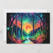 Invitation Baby shower enchanté mystique (Dos)