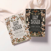 Invitation Baby shower Enchanted Forest Storybook