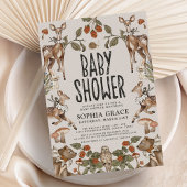 Invitation Baby shower Enchanted Forest Storybook