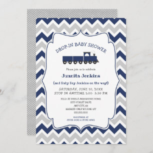 Invitation baby shower enfant/maison ouverte