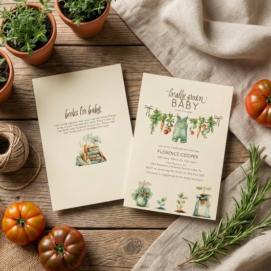 Invitation Baby Shower Enfant Né Localement