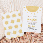 Invitation Baby-Shower Ensoleillé