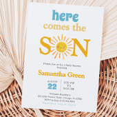 Invitation Baby Shower Ensoleillé