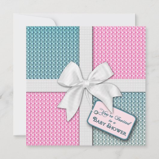 Invitation baby shower - Enveloppe cadeau (Devant)