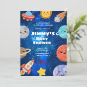 Invitation Baby Shower Espace Extérieur (Debout devant)