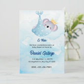 Invitation Baby shower espagnol (Debout devant)